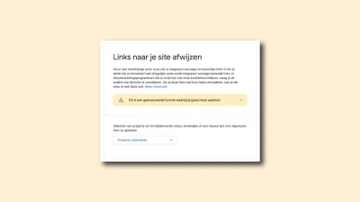Backlinks disavowen