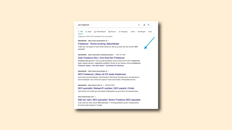 Zoekresultaten