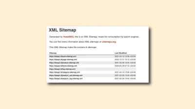Sitemap en SEO