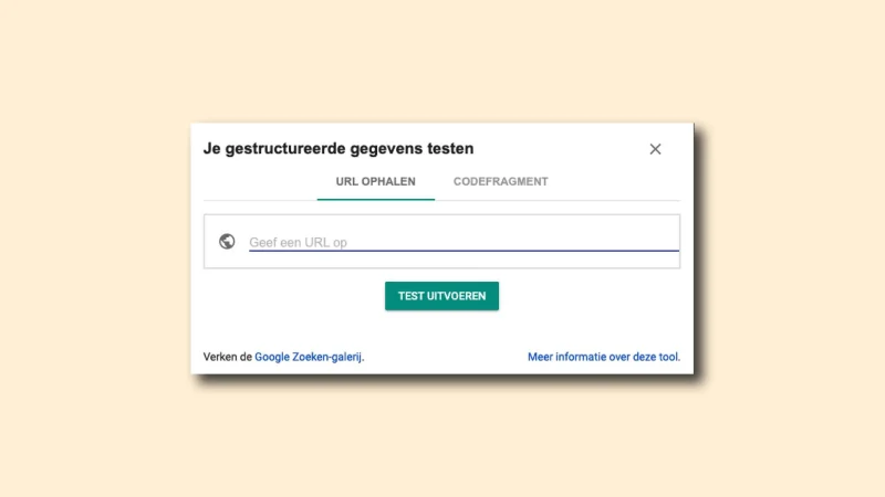 Structured data testing tool