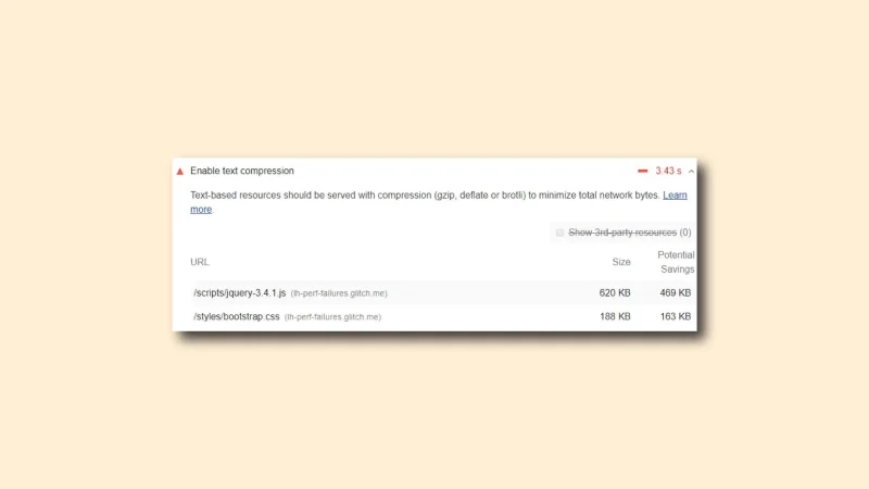 Schakel tekst compressie in
